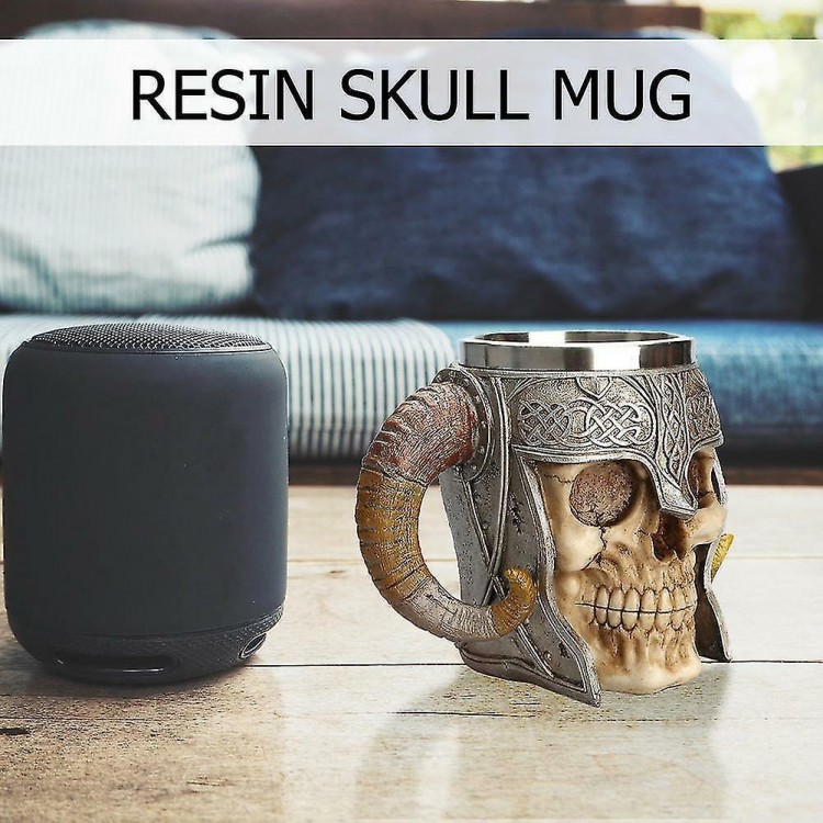 3D Stainless Steel Skull Cup –Embrace Your Bold and Edgy Side