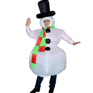 2023-christmas Inflatable Snowman Costume Suit