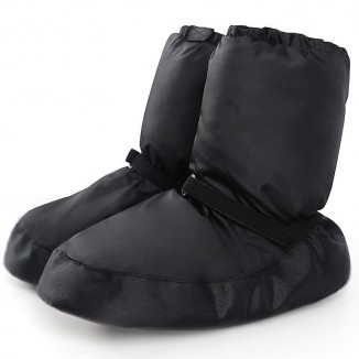 Warm Ballet Dance Shoes - Padded Short Exercise Boots For Women
