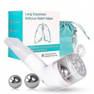 Lung Exerciser & Mucus Removal Device - Breathing Aid Expands Airway Relief Mucus Adsorption For Help Cleaning Lung Mucus, (opep) Therapy Method