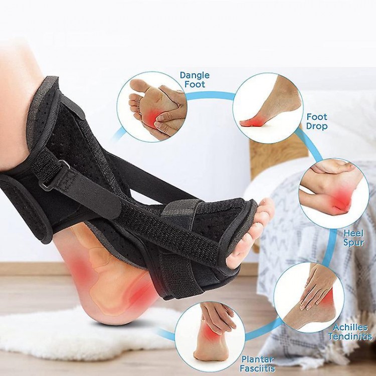 Adjustable Plantar Fasciitis Night Splint.  Experience Comfort and Relief with this Brace, Designed to Alleviate Discomfort and Support Healing