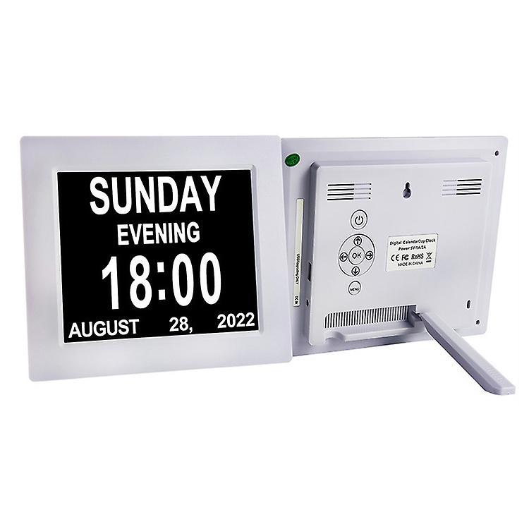 Large Digital Calendar Clock for Seniors - Dementia and Alzheimer's Clock with Day and Date Display