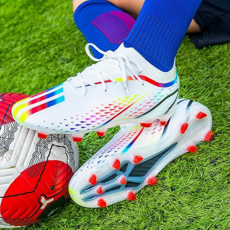 Soccer Shoes Men's Assassin 15 Low-top Tf Broken Nails Children's Game Training Shoes Ag Long Nails Artificial Grass Leather