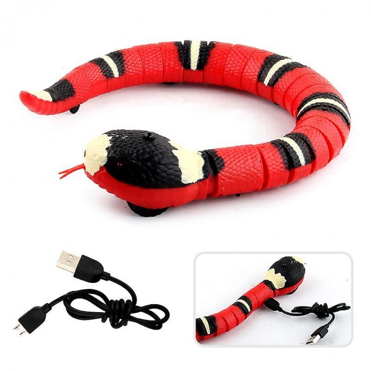 Enhance Playtime With Our USB Smart Sensing Prank Snake Toy -Realistic