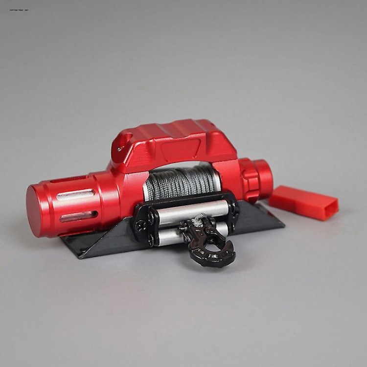 Simulated Climbing Car Metal Electric Winch - CNC Engraved For 90046