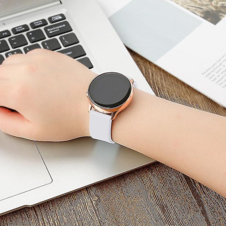 22mm Soft Silicone Waterproof Watch Band - Smart Watch Bracelet Strap