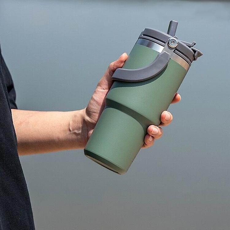Insulated Cup Coffee Mug Double-Layer Insulation to Keep Cold Portable ice bar Cup Large Capacity Stainless Steel Double Drinking car Cup