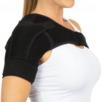 Shoulder Stability Brace - Compression Support Sleeve for Rotator Cuff Injuries, Arthritis, Sprains, Dislocations, and Joint Pain Relief