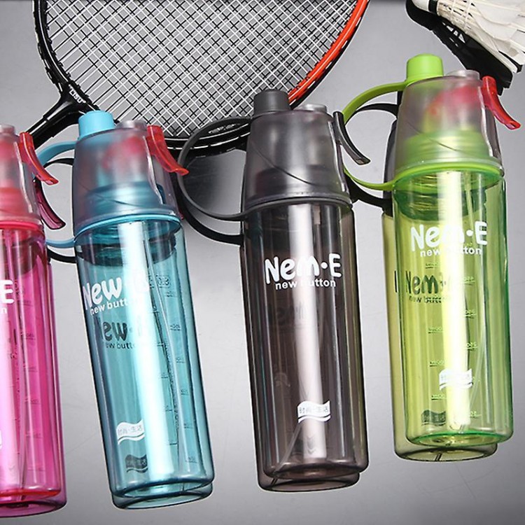 Water Bottle Spray Mist Sport Travel Climbing Drinking Bottle Portable