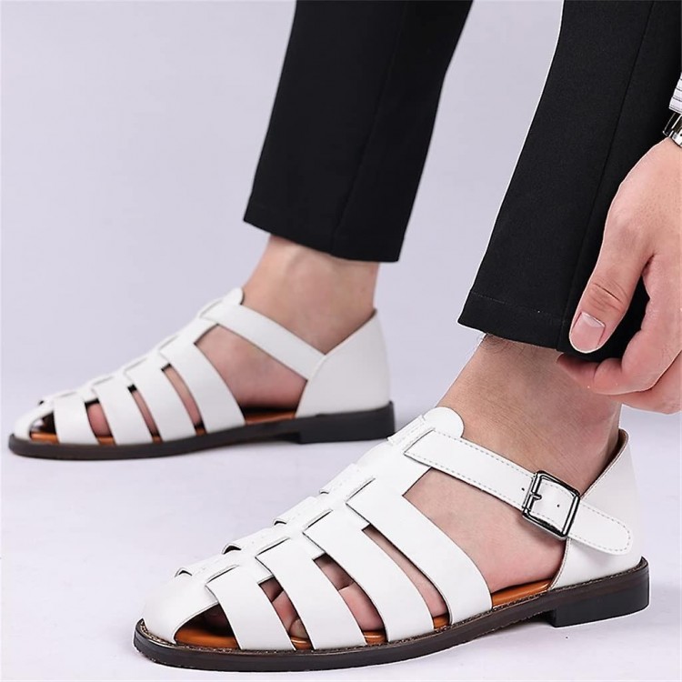 Men's Casual Fisherman Sandals - PU Sandals for Beach and Outdoor