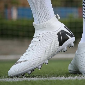 Men's Soccer Shoes - Non-Slip Football Boots Cleats for Grass Soccer