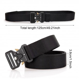 Men's Tactical Rescue Waistband-Combat Military Belt With Nylon Webbing