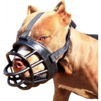 Comfortable And Safe Canine Muzzle - Soft Basket Muzzle For Dogs