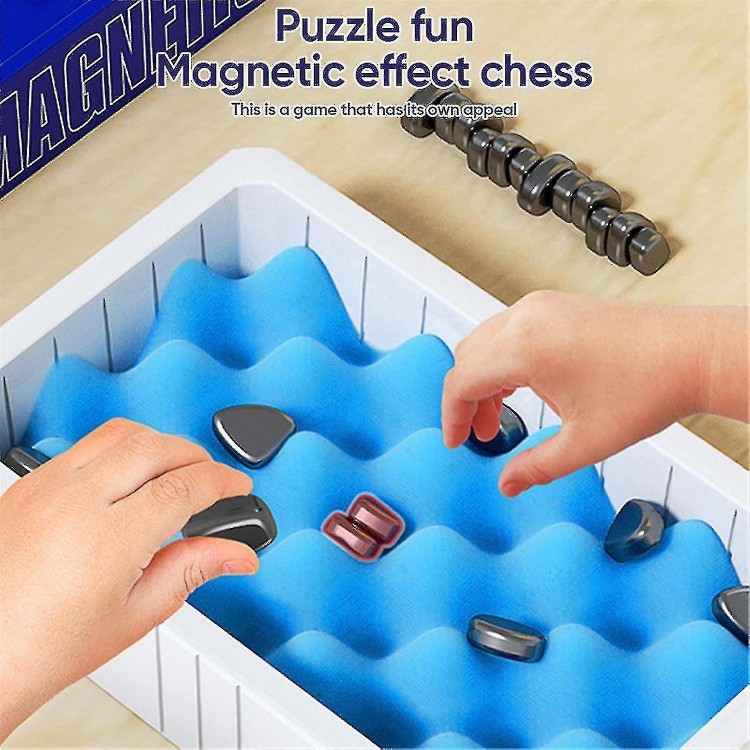 Magnetic Chess Set - Children's Casual Game, Interactive Tabletop Game, Logic and Strategy Magnetic Battle Chess, Educational Toy