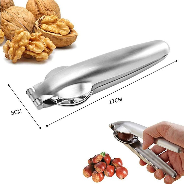 304 Stainless Steel Chestnut Cutter - Opener, Clip Pliers, and Nut Cracker for Easy Chestnut Shelling