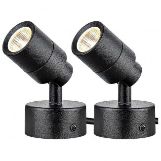 Enhance Your Space with 2-Pack Indoor LED Spotlights – Warm 3000K Uplights for Elegance and Ambiance