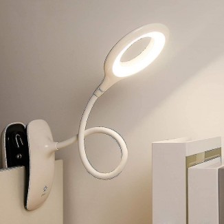 Led Clip-on Reading Lamp Dimmable Eye Protection Table Lamp