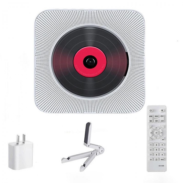 Portable Cd Player Bluetooth Speaker Stereo Cd Players Led Screen Wall