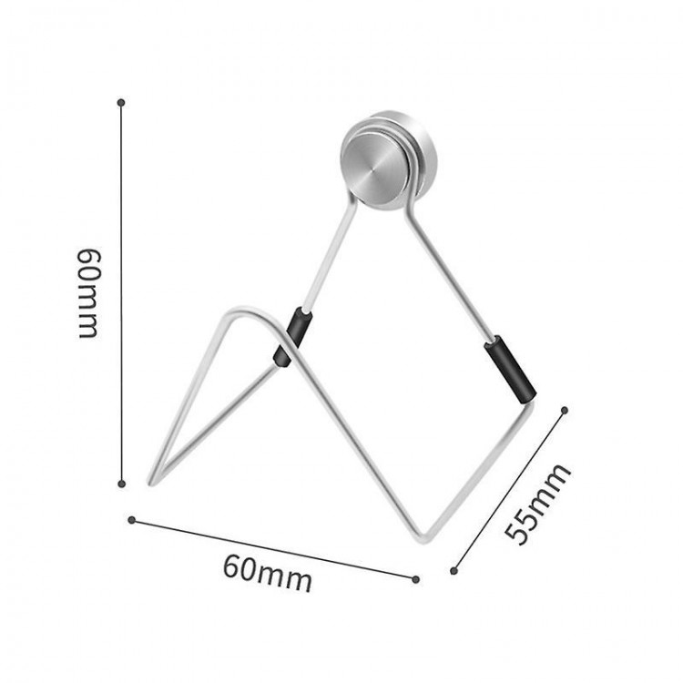 Magnetic Sponge Holder for Sink - Kitchen Utensil Holder with Dishcloth Holder (Dimensions: 6 x 6 x 5.5cm)