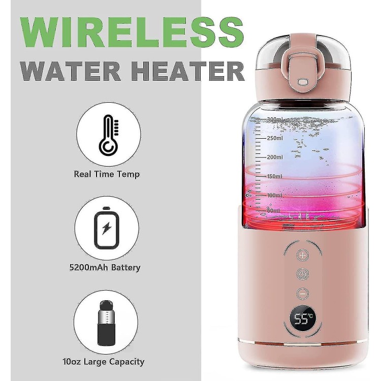 Rechargeable Portable Water Warmer - Ideal for Formula, Milk, Capacity