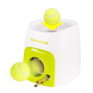 Automatic Dog Ball Launcher -Pet Interactive Toy Snack Reward Machine