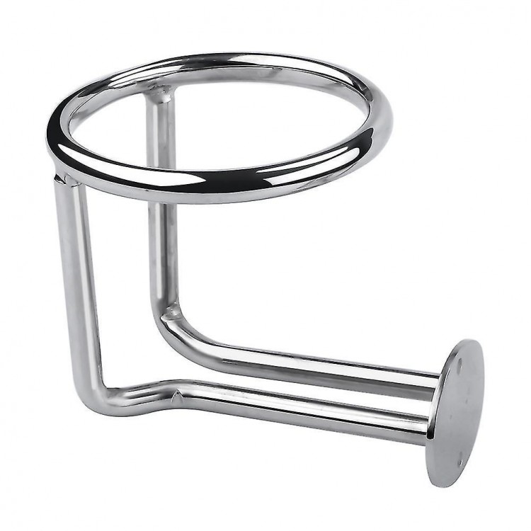 Boat Ring Cup Holder Stainless Steel Ringlike Drink Holder For Marine Yacht