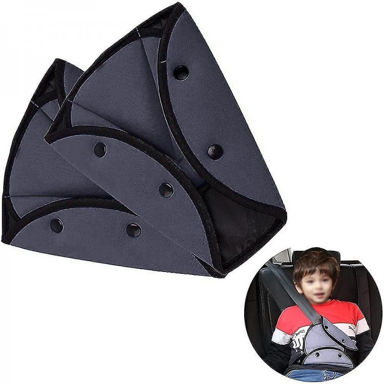 2-Pack Seat Belt Adjuster, Car Seatbelt Safety Cover Triangle for a Comfortable and Secure Ride