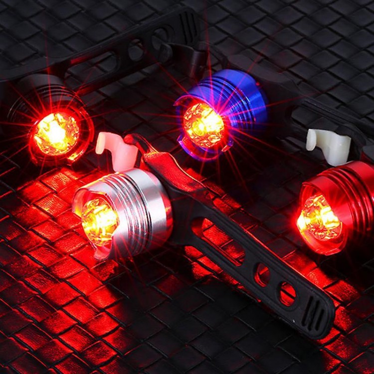 2Pcs Bicycle LED Safety Lights -Cycle Tail Light, Cycling Warning Light, Brake Light, Bike Flashlight for Safety