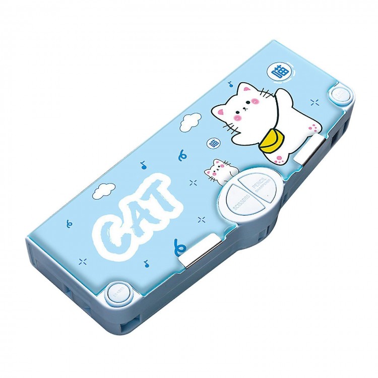 Pencil Case For Girls High-value Multi-functional Stationery Box Pencil Case Primary School Students Large-capacity Creative Deformation Personality