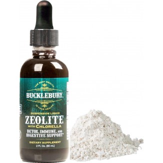 Zeolite Liquid Suspension w/Chlorella - Detox Support, Immune System