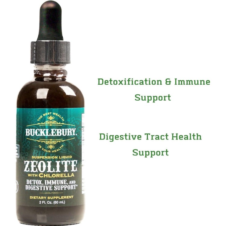 Zeolite Liquid Suspension w/Chlorella - Detox Support, Immune System