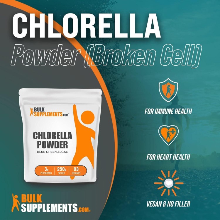 Chlorella Powder - Green Superfood Powder - Greens Supplements