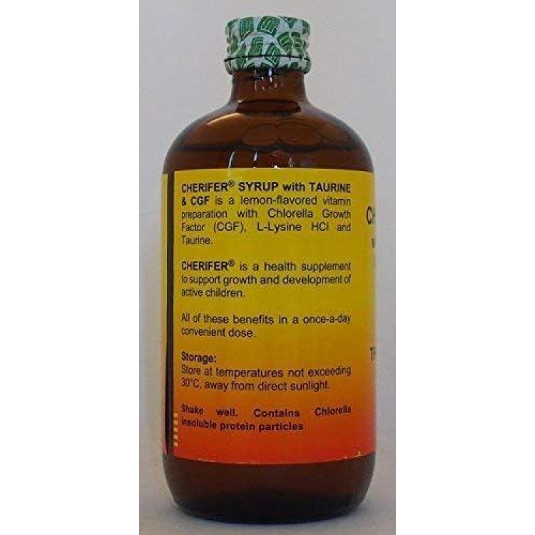 CHERIFER Syrup with Chlorella Growth Factor, Taurin & Lysine