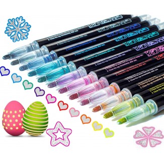 Easter Basket Stuffers Teens Girls Gifts Trendy Stuff 12 Colors Metallic Pens Set 