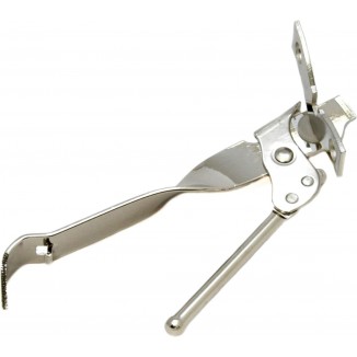 Chef Craft Select Can Opener with Tapper, 6.5 inches in length, Nickle Plated