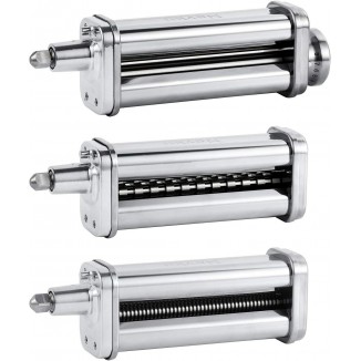 Pasta Maker Attachments Set for all KitchenAid Stand Mixer, including Pasta Sheet Roller