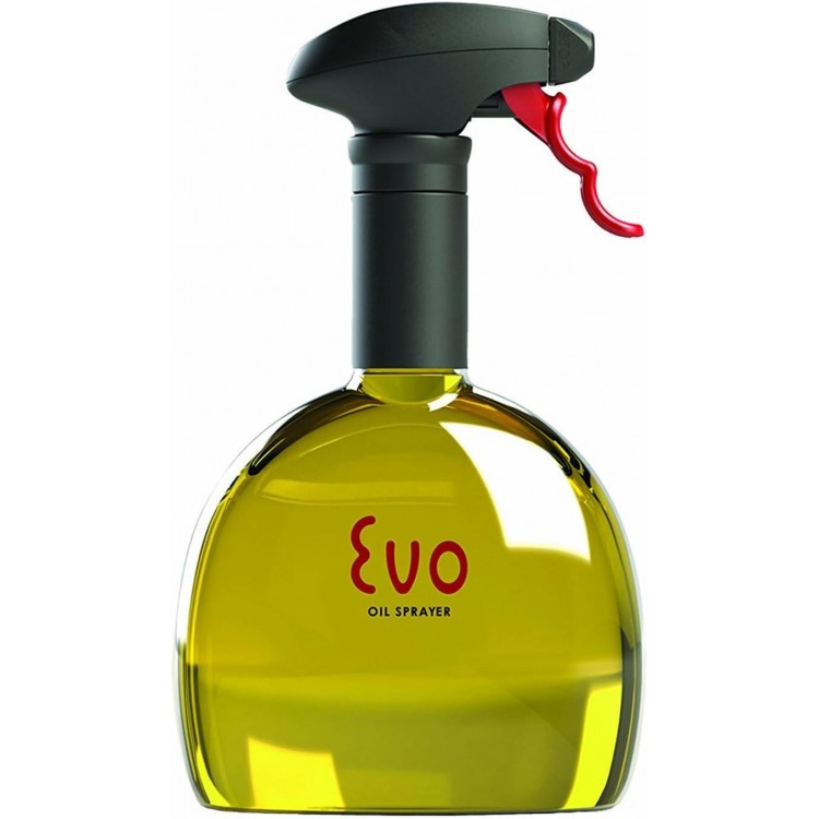 Evo Oil Sprayer Evo Sprayer Bottle, Non-Aerosol for Olive Cooking Oils, 18-Ounce Capacity, 1 Count (Pack of 1), Yellow