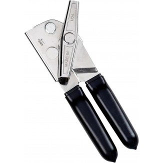 Deluxe Can Opener with Black Grips