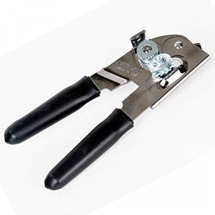 Deluxe Can Opener with Black Grips