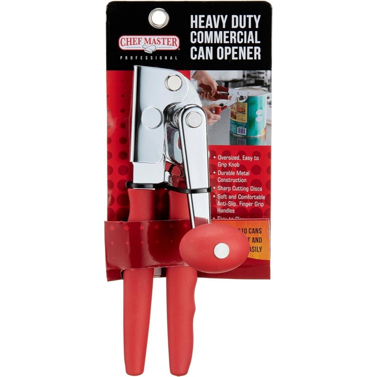 Commercial Can Opener, Heavy Duty Can Opener Manual for Large Cans With Anti-slip Grip, Kitchen Can Opener