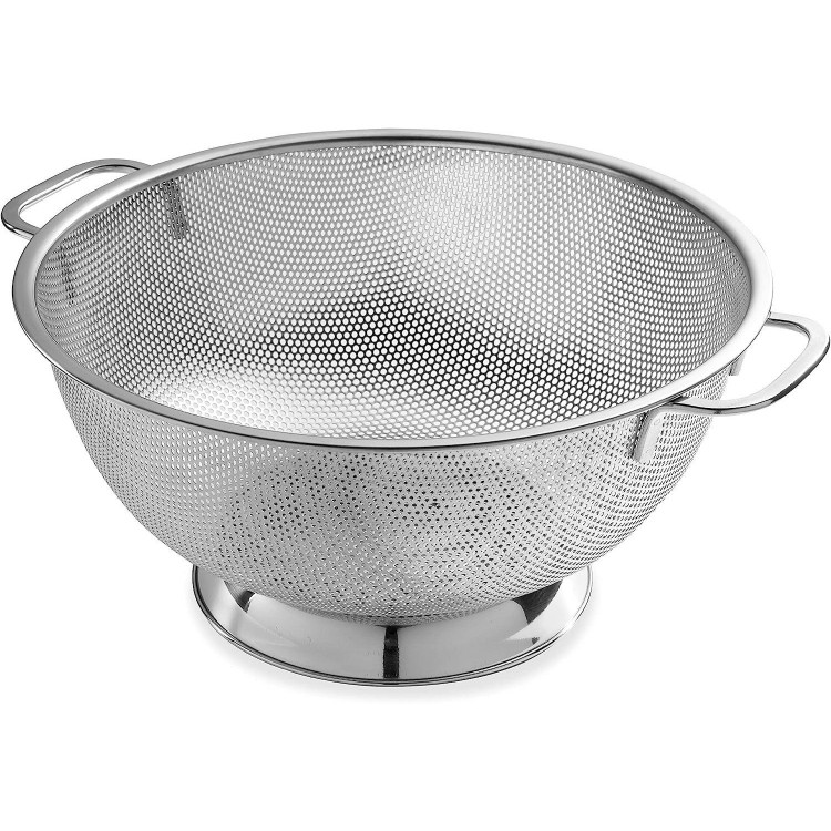 Bellemain 5 Qt Metal Colander with Handle| Pot Drainer for Cooking