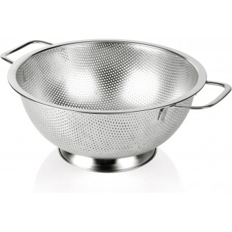 Colander Stainless Steel 3-Quart, Strainer for Kitchen Food