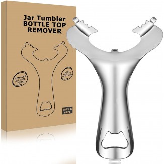 Mason Jar Opener No Lid Dents or Damage Multifunctional Jar Opener Easy Twist Manual Handheld Top Remover Bottle Opener Made For Lifetime