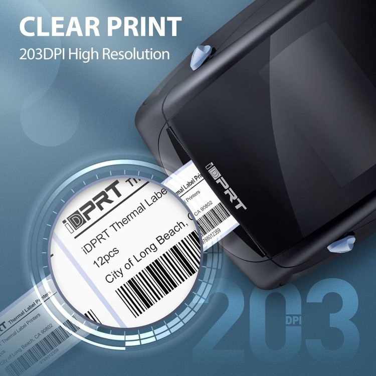 iDPRT Label Printer - SP310 Thermal Label Maker with Auto Label Detection