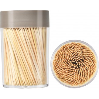 500PCS Bamboo Wooden Toothpick - Double-Points Teeth Picks