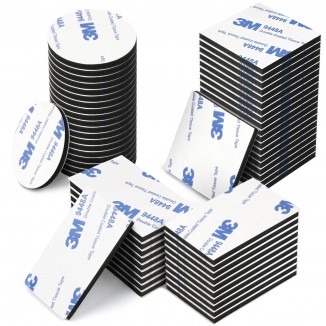 Double Sided Adhesive Pads, 60pcs Foam Tape Pads with 3M Adhesive