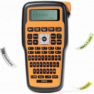 Label Makers,E1000 Handheld Portable Label Maker Machine