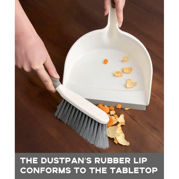 Small Dustpan and Brush Set, Handheld Broom and Dustpan Set, Dustpan with Brush, Dustpan