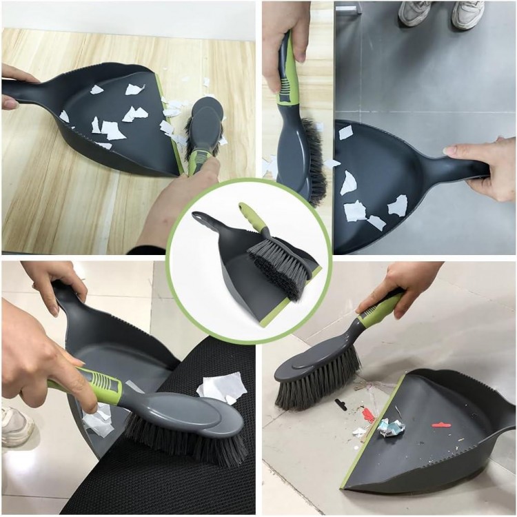 Dustpan Set, Hand Broom and Dustpan Set, Handheld Broom and Dustpan Set are Used to Clean Kitchens, Tables, and Animal Cages.