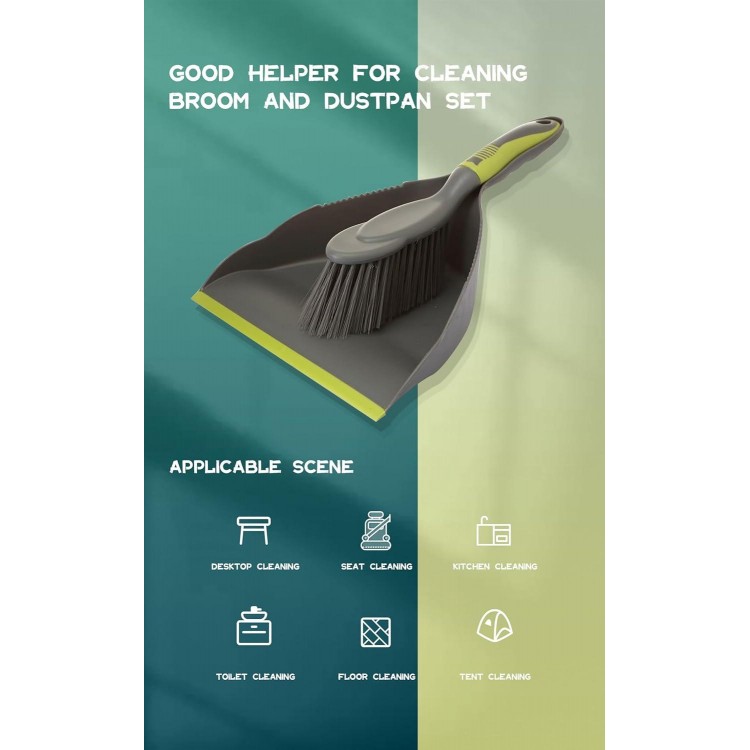 Dustpan Set, Hand Broom and Dustpan Set, Handheld Broom and Dustpan Set are Used to Clean Kitchens, Tables, and Animal Cages.